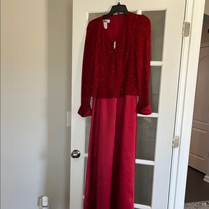 Patra Vibrant Red Dress